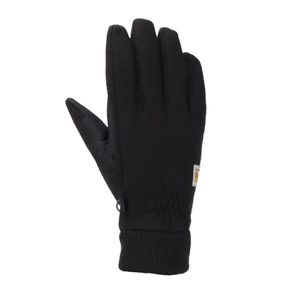 Black winter knit cuff glove from Carhartt Womens Touch-Sensitive Knit Cuff Glove