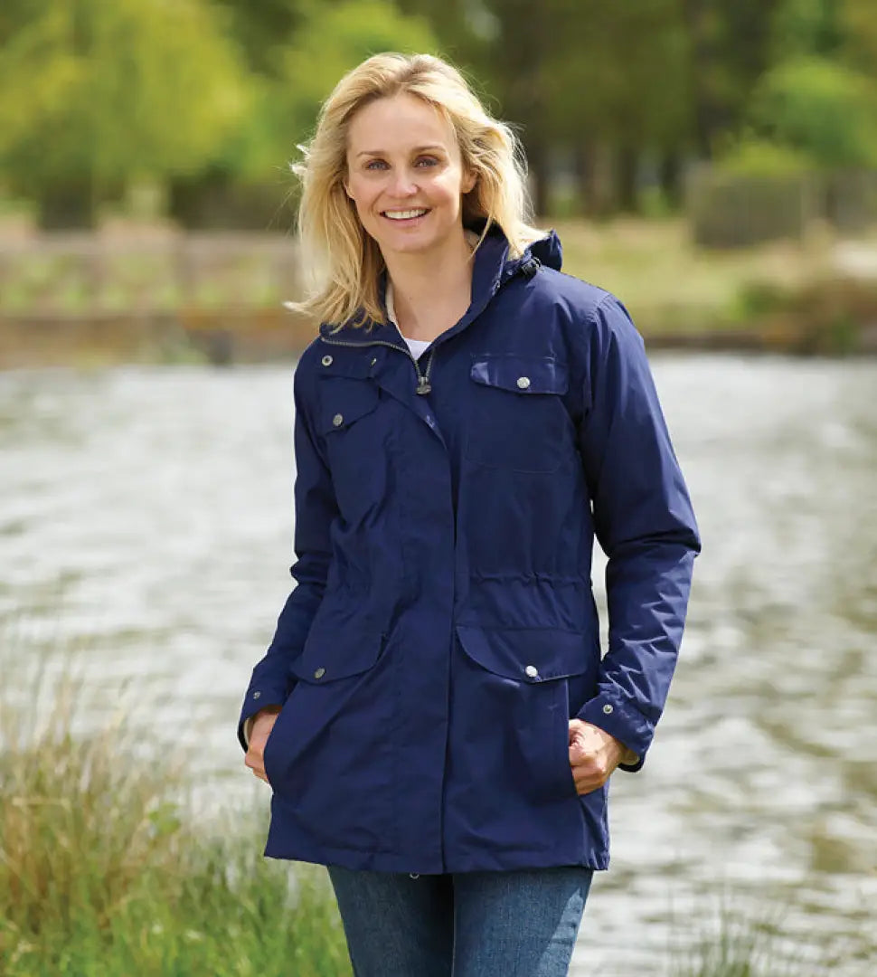 Ladies waterproof mac coat sales