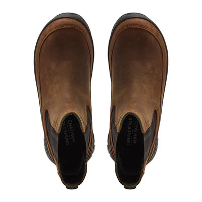 Chatham Badminton Ladies Waterproof Chelsea Boots in stylish brown leather