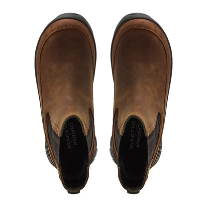 Chatham Badminton Ladies Waterproof Chelsea Boots in stylish brown leather