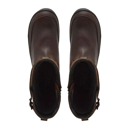 Chatham Bransdale Waterproof Tall Boots with side zippers in dark brown leather