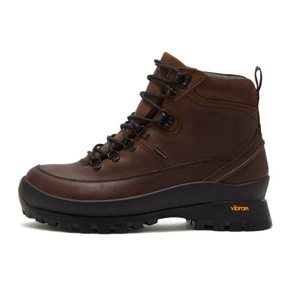 Brown leather Chatham Challacombe Waterproof Hiker Boots with black sole for outdoor adventures