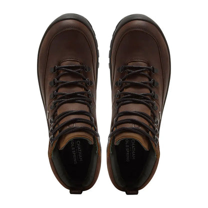 Chatham Challacombe Waterproof Hiker Boots with brown leather and black laces