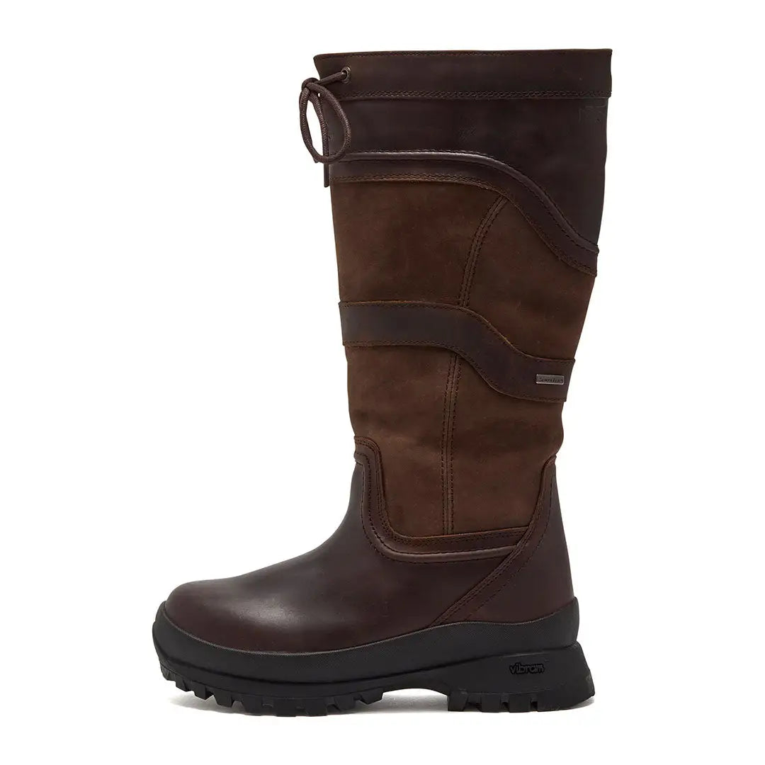 Chatham Cheltenham Ladies waterproof tall leather and suede riding boots with lug sole