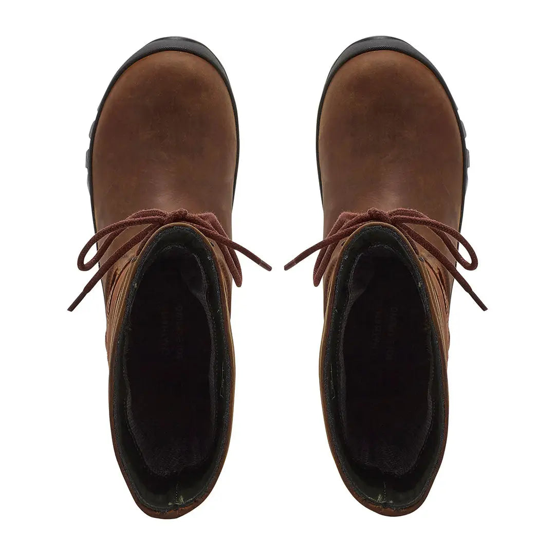 Pair of brown leather tall boots from Chatham Cheltenham Ladies Waterproof collection