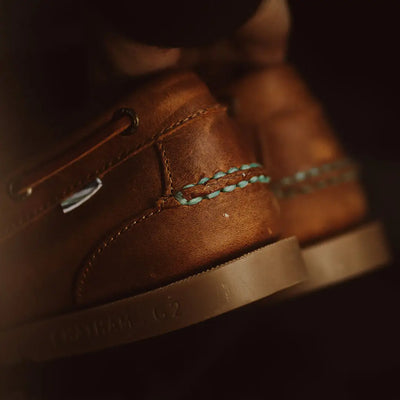 Brown leather boat shoes from the bestselling G2 collection with unrivalled British-designed lace