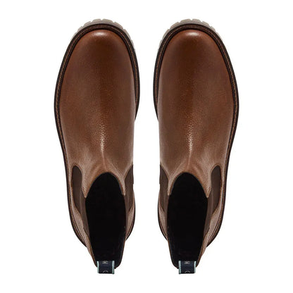 Chatham Findhorn Chelsea boots in brown leather, stylish Findhorn Chelsea boots for men