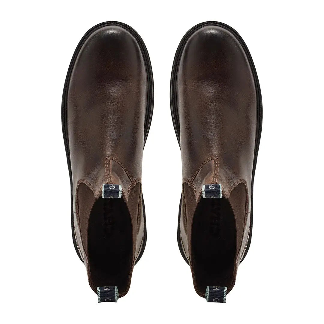 Chatham Kildale Outdoor Chelsea Boots in brown leather for rugged style