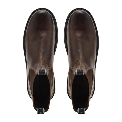 Chatham Kildale Outdoor Chelsea Boots in brown leather for rugged style