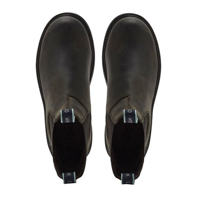 Dark green Chatham Oasby Ladies outdoor Chelsea boots with elastic sides and pull tabs