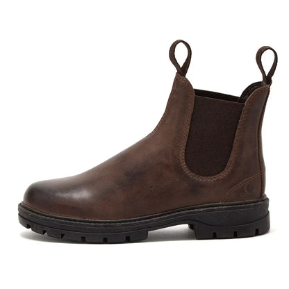 Chatham Oasby Ladies Outdoor Chelsea Boots with brown leather and lug soles