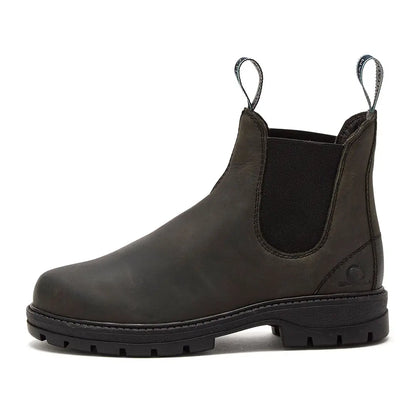 Dark brown leather Chelsea boots with lug sole from Chatham Oasby Ladies Outdoor collection