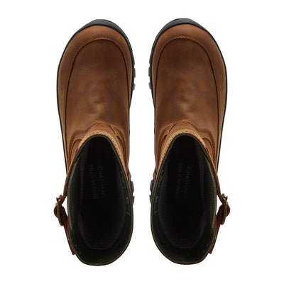 Chatham Windsor Ladies waterproof mid-calf leather boots with buckles