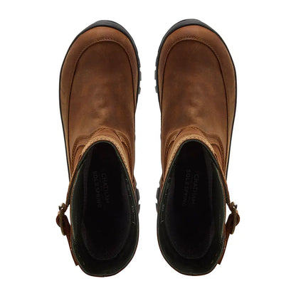 Chatham Windsor Ladies waterproof mid-calf leather boots with buckles