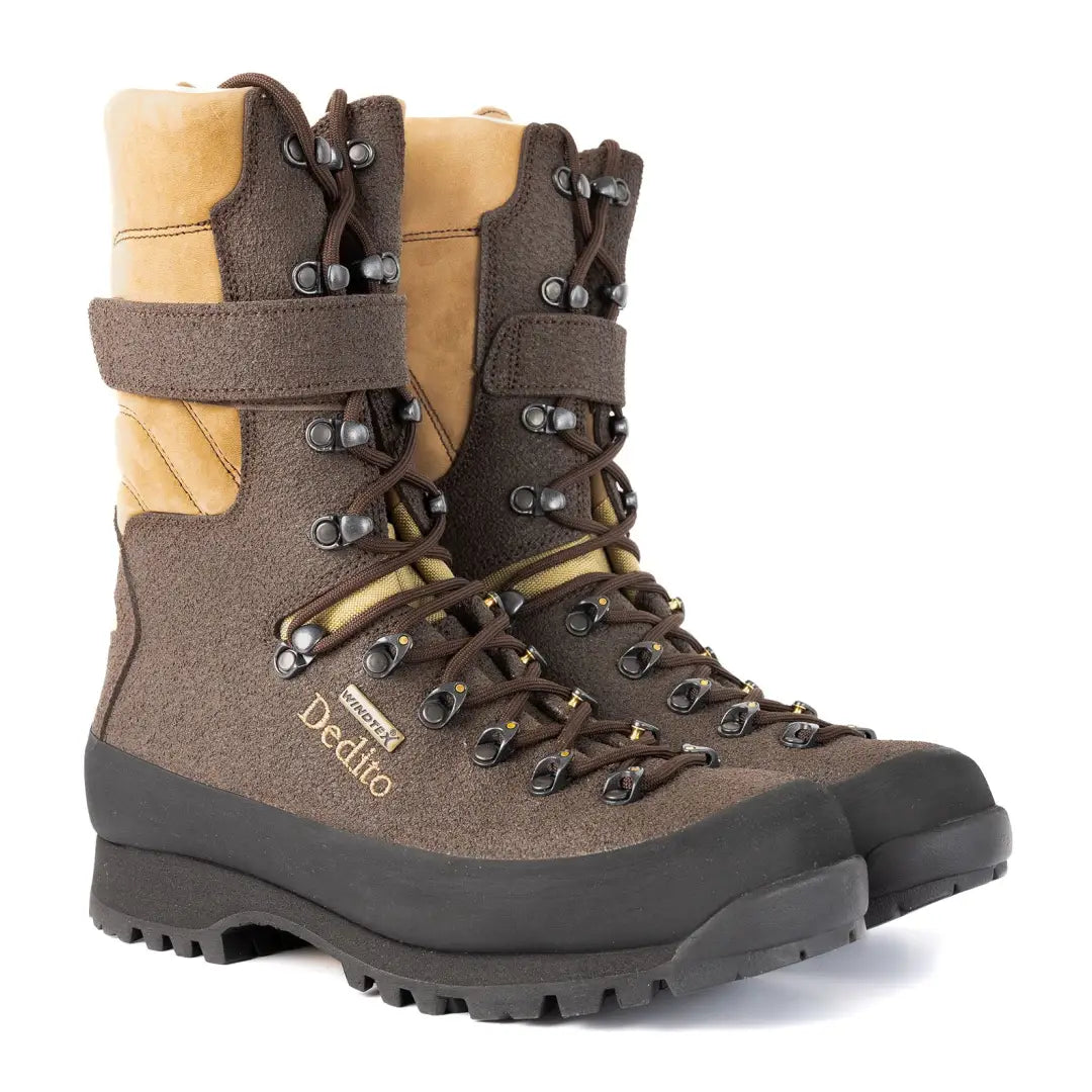 Dedito Moorland Waterproof Boots in nubuck leather ideal for tough ground conditions and country clothing