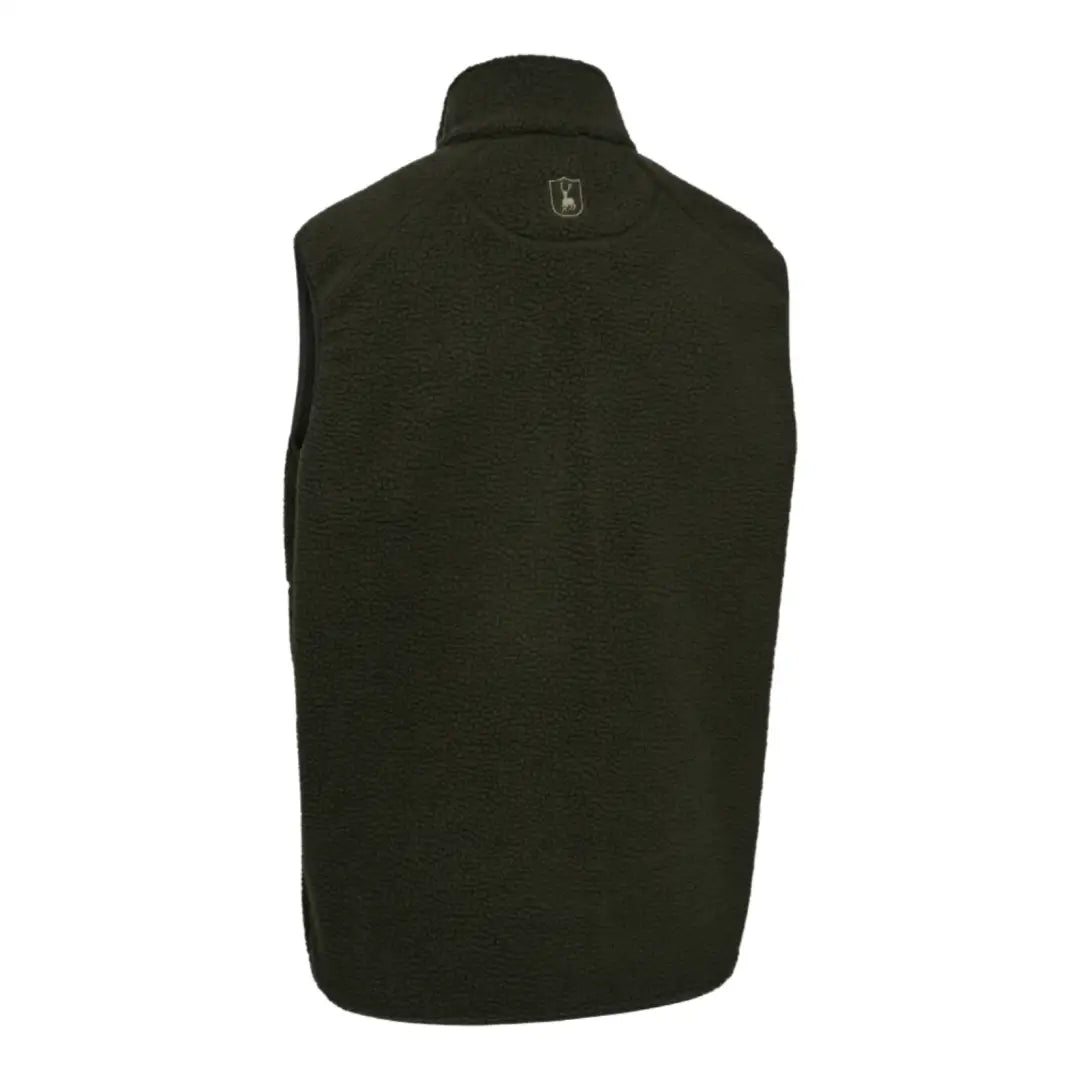 Olive green fleece vest from Deerhunter Atlas Fleece Waistcoat for country clothing and hunting outdoors