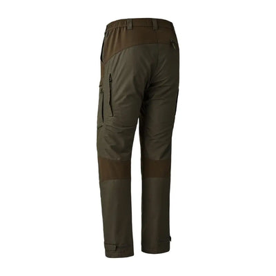 Dark green Deerhunter Lady Ann trousers with cargo pockets and reinforced knees