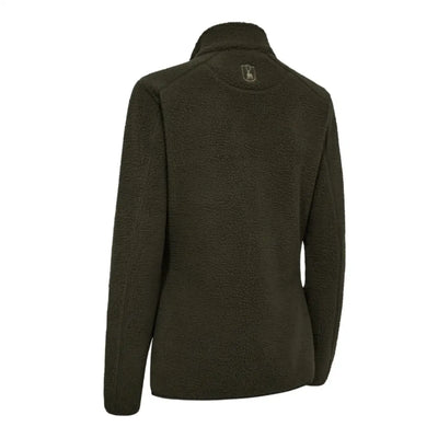 Olive green fleece jacket from Deerhunter Lady Atlas for outdoor hunting and country clothing