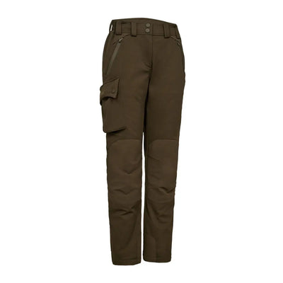 Olive green deerhunter lady muflon muflon pro trousers for outdoor adventures