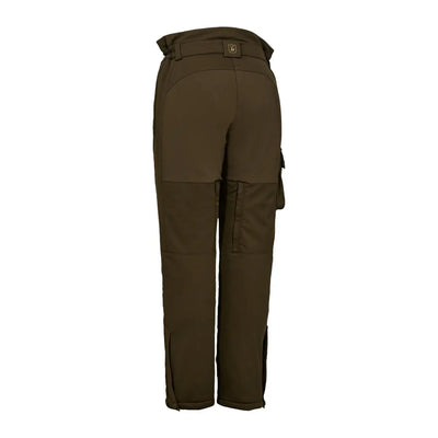Olive green cargo pants from Deerhunter Lady Muflon Pro winter trousers for hunting and country wear