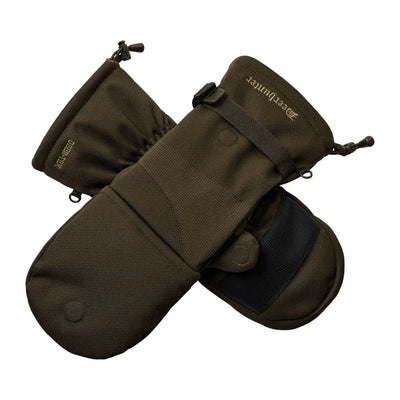 Olive green hunting mittens from Deerhunter Muflon Pro Glomitts collection