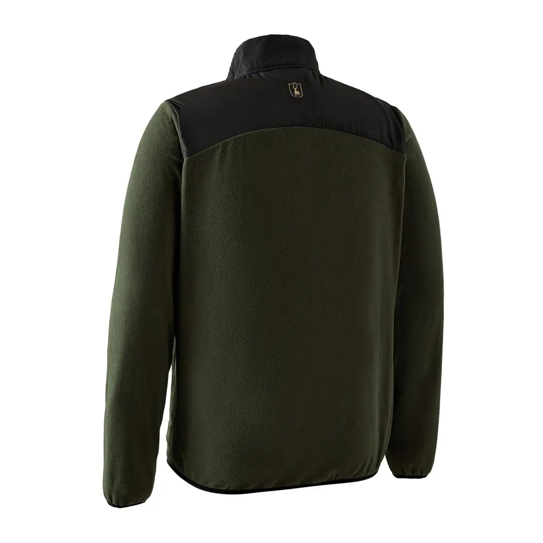 Dark green fleece jacket online
