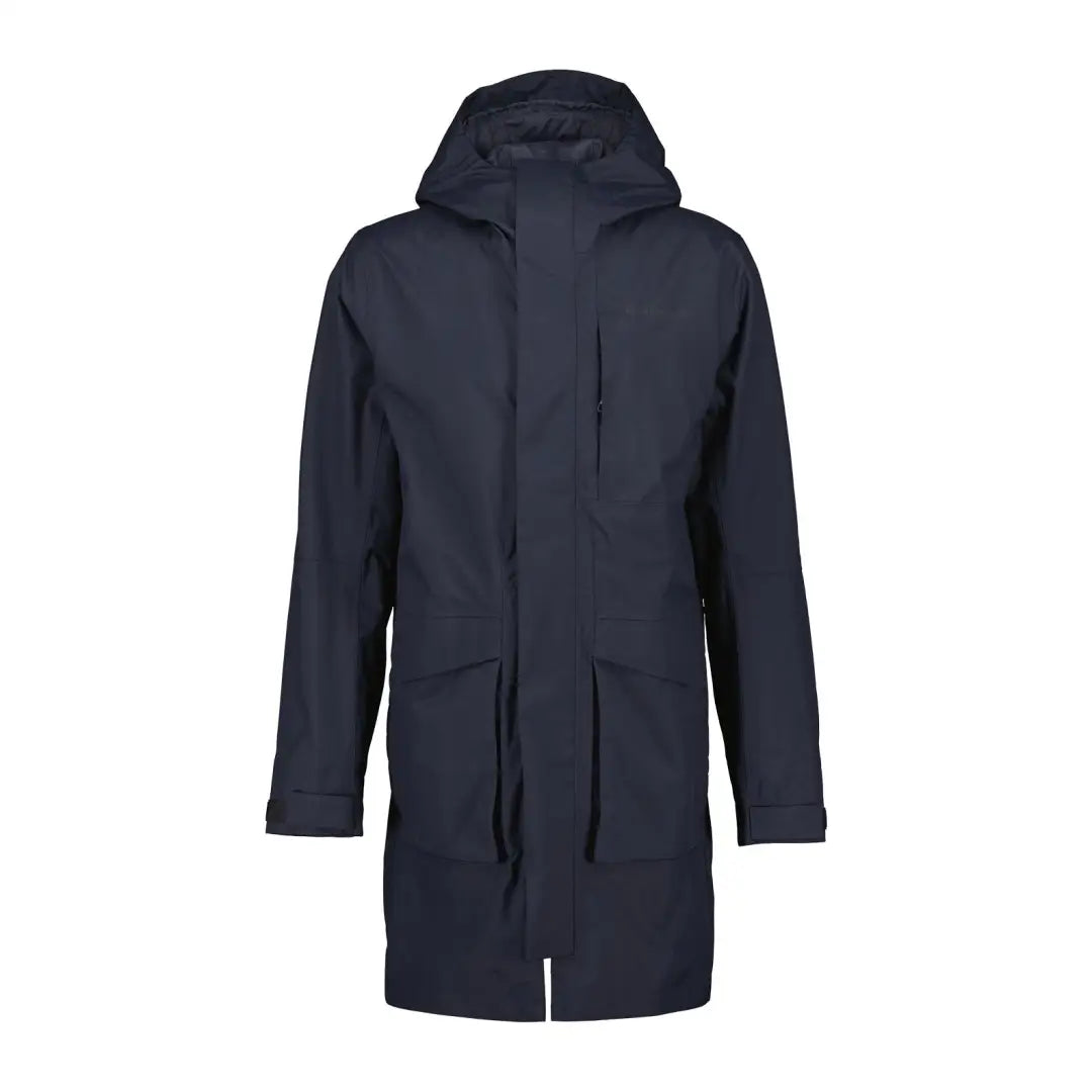 Dark navy Didriksons Andreas Parka 2 for country clothing and outdoor hunting trips