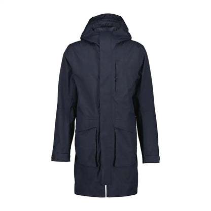 Dark navy Didriksons Andreas Parka 2 for country clothing and outdoor hunting trips