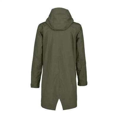 Olive green Didriksons Andreas Parka 2 rain jacket perfect for outdoors and country clothing