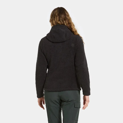 Black hooded fleece jacket perfect for country clothing and outdoor adventures