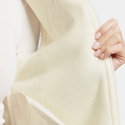 Soft cream fleece lining in Didriksons Kiana Womens Fleece Vest for cozy country clothing