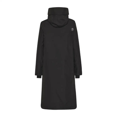 Black waterproof Didriksons Selina Womens Parka for country clothing and outdoor adventures