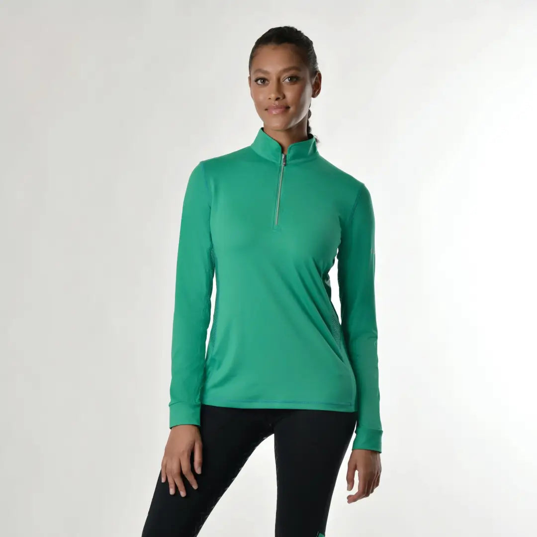 Dublin Kylee II Top Manches Longues Femme - Imprimé, Respirant Avec Protection Solaire FPS 50+