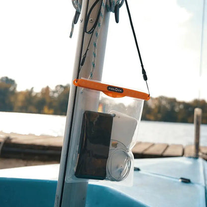 Waterproof phone pouch in Fidlock Maxi Dry Bag for ultimate protection during adventures