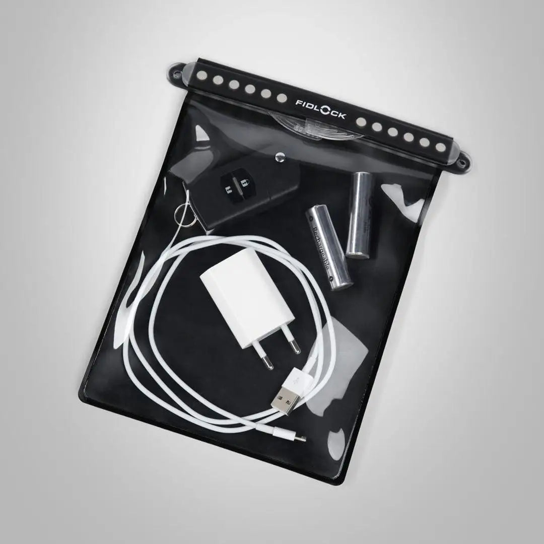 Waterproof electronics pouch in Fidlock Maxi Dry Bag for ultimate protection and convenience