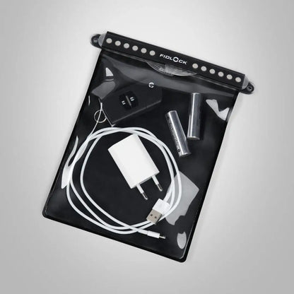 Waterproof electronics pouch in Fidlock Maxi Dry Bag for ultimate protection and convenience