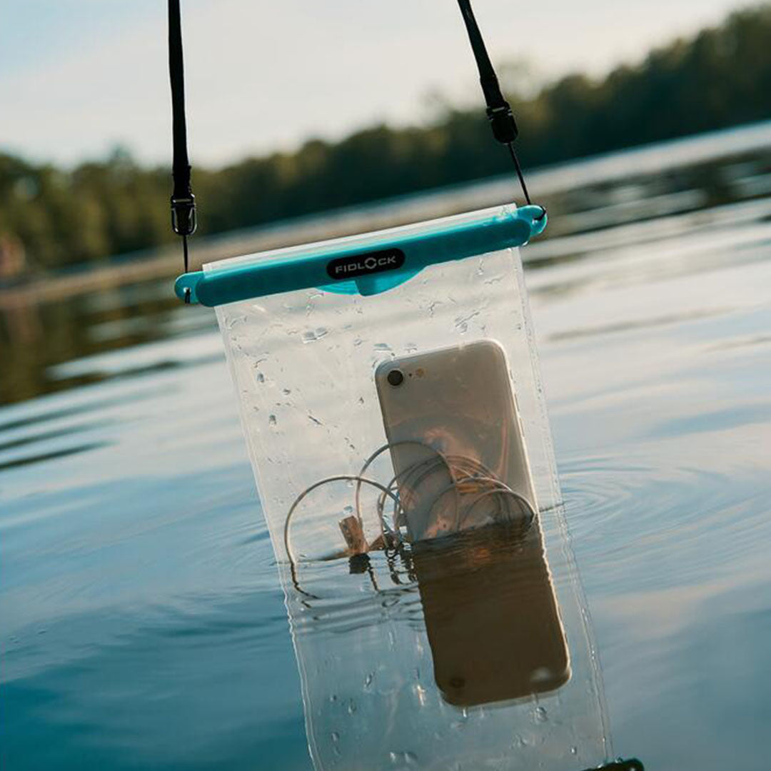 Waterproof Fidlock Maxi Dry Bag with lanyard perfect for keeping your gear dry