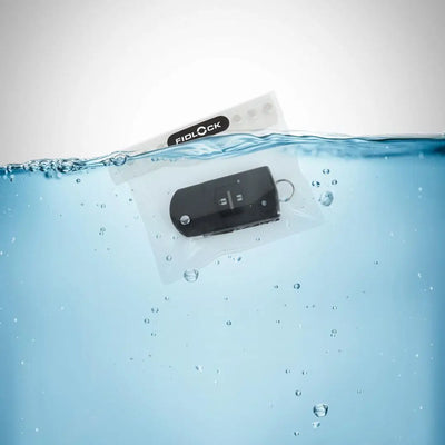 Waterproof key pouch in Fidlock Mini Dry Bag Transparent for all your adventures
