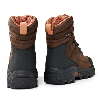 Rugged brown Gateway1 Game Tracker boots with thick soles for ultimate ankle support