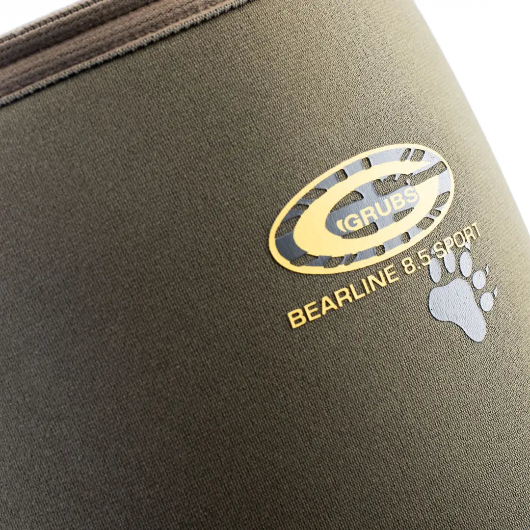 Olive green Grubs Bearline country clothing fabric with durable textured surface for hunting