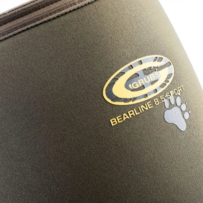 Olive green Grubs Bearline country clothing fabric with durable textured surface for hunting
