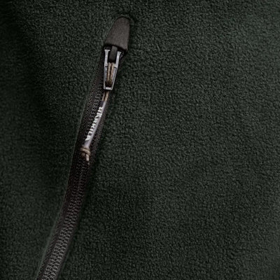 Dark green Härkila Fjell Fleece Jacket with zipper for outdoor adventures