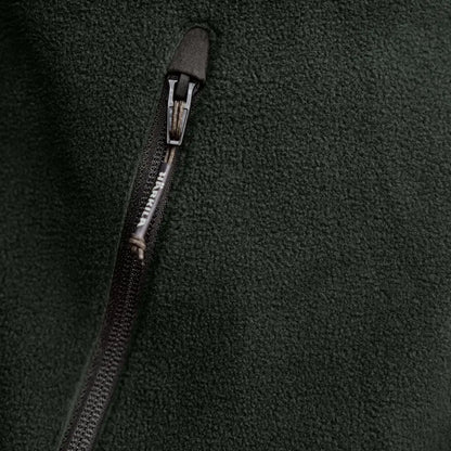 Dark green Härkila Fjell Fleece Jacket with zipper for outdoor adventures
