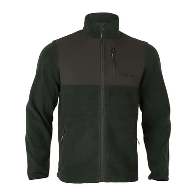Dark green Härkila Fjell Fleece Jacket showcasing a cozy fleece jacket feel