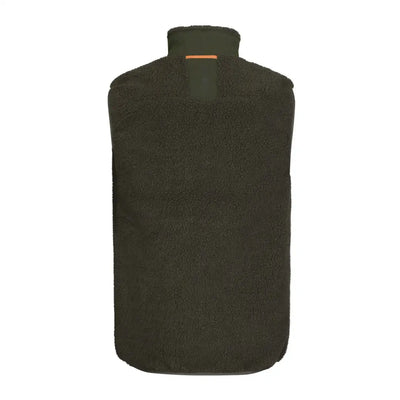 Olive green Härkila Fjell Polar Waistcoat fleece vest for outdoor adventures
