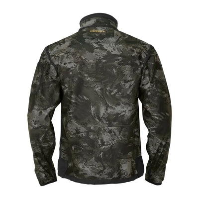 Camouflage pattern jacket from Härkila Kamko NOCTYX WSP Reversible Fleece collection