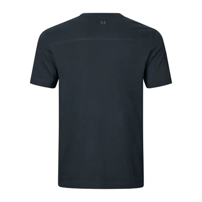 Dark gray Härkila Logo S/S T-Shirt for hunting and country clothing style