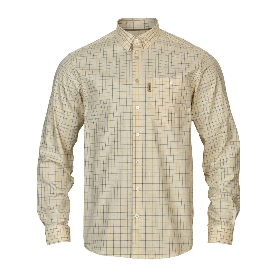 Härkila Portfield long sleeve shirt with checkered pattern, perfect long sleeve shirt for outdoors