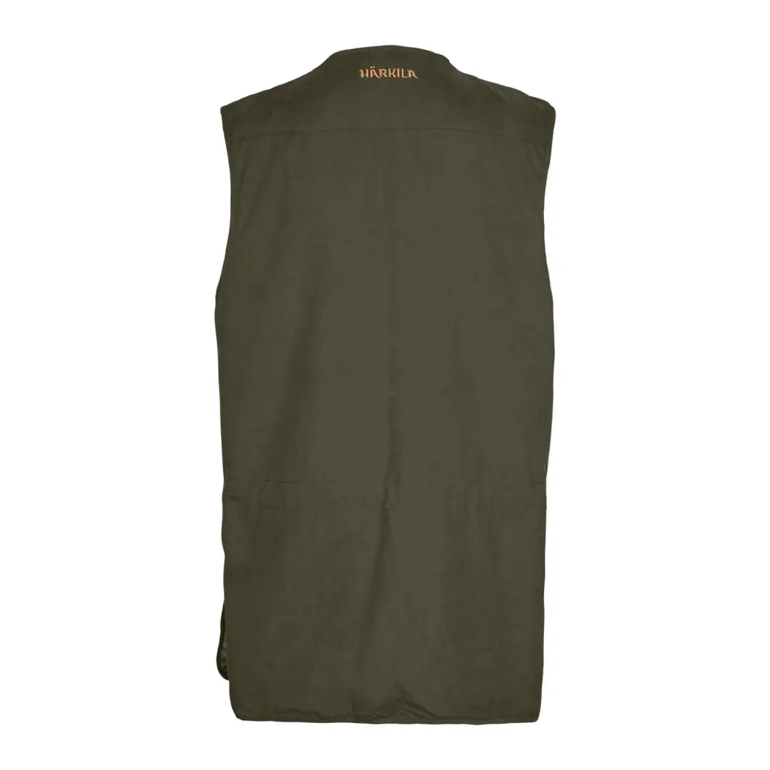 Olive green Härkila Rannoch HSP shooting waistcoat for outdoor adventures
