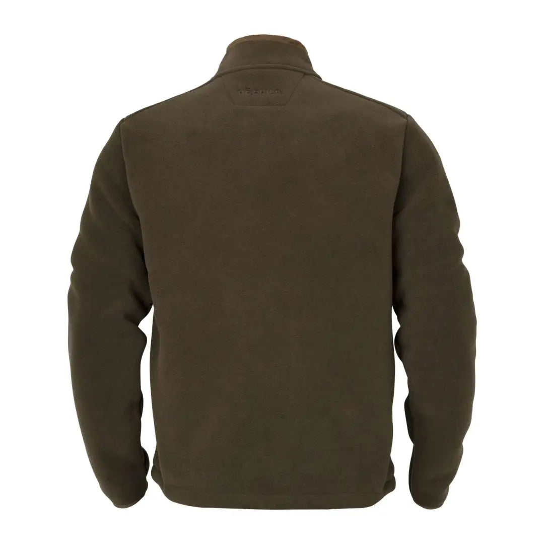 Olive green Härkila Sandhem Sherpa Fleece Jacket made of cozy sherpa fleece